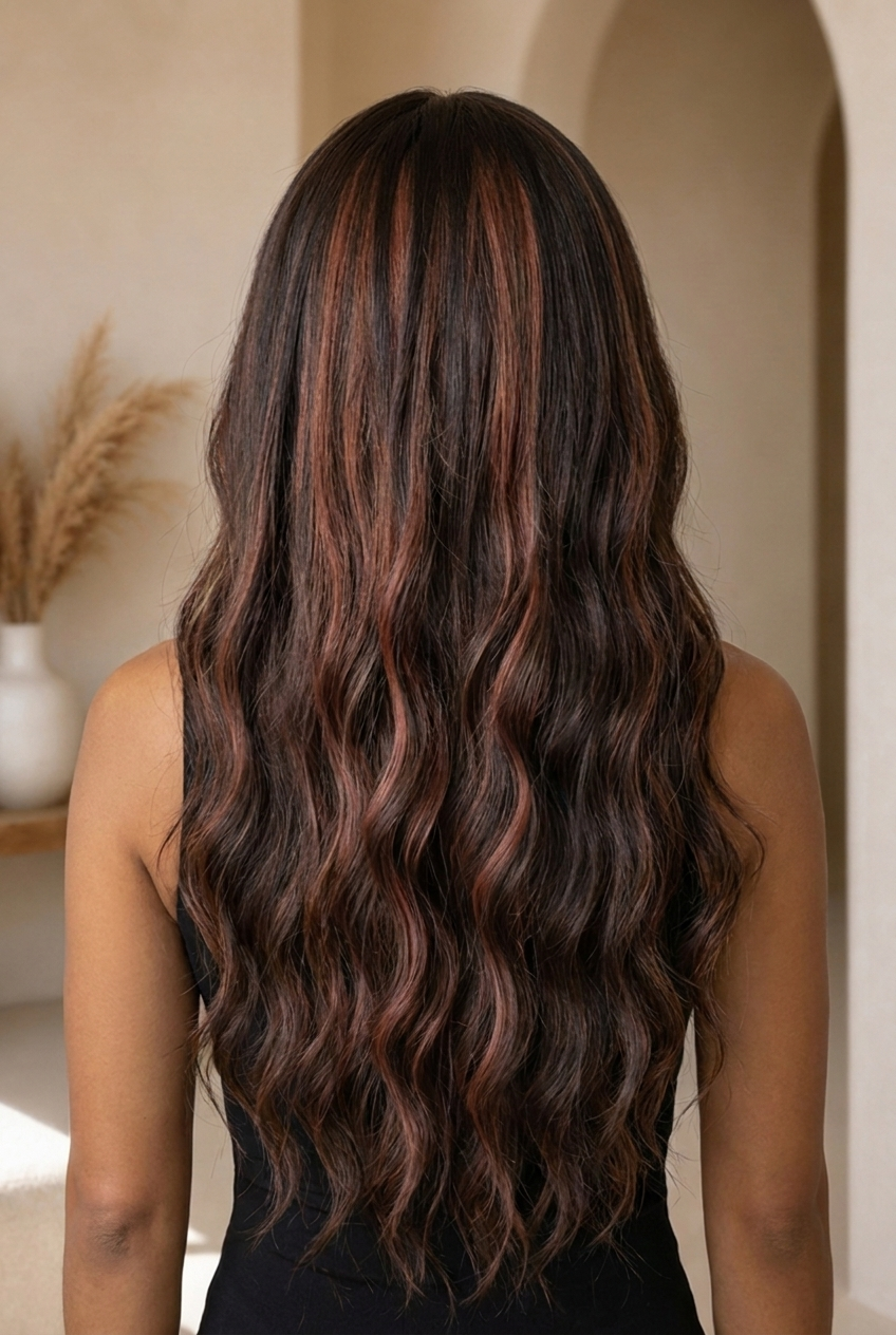 Sahara – 28” Chestnut Copper Wave Lace Front Wig