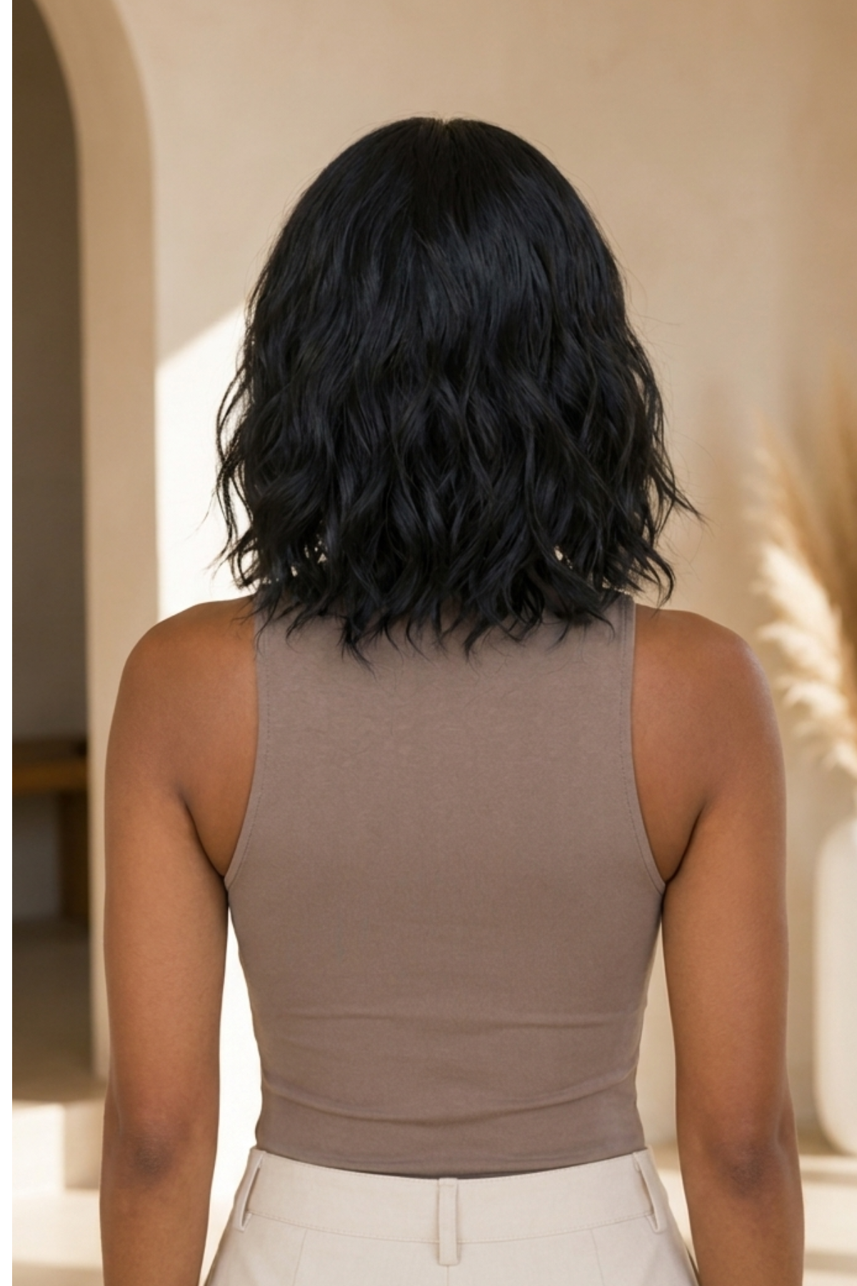 Nova – Black 13” Wavy Bob Wig