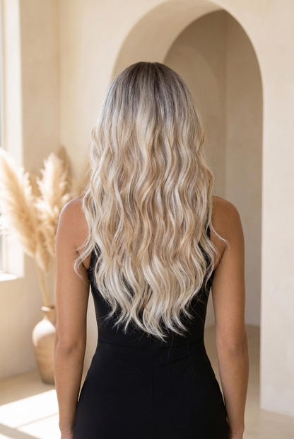 Piper - 22" Smoky Root Beige Blonde Wig