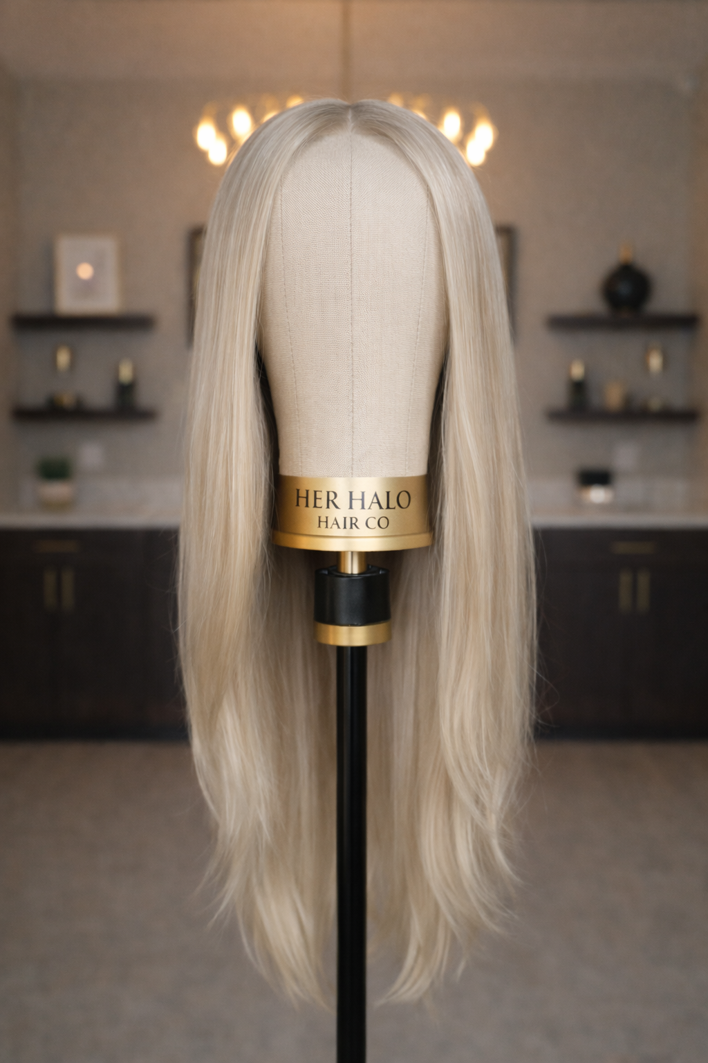 Aurora - 26" Platinum Blonde Lace Front Wig