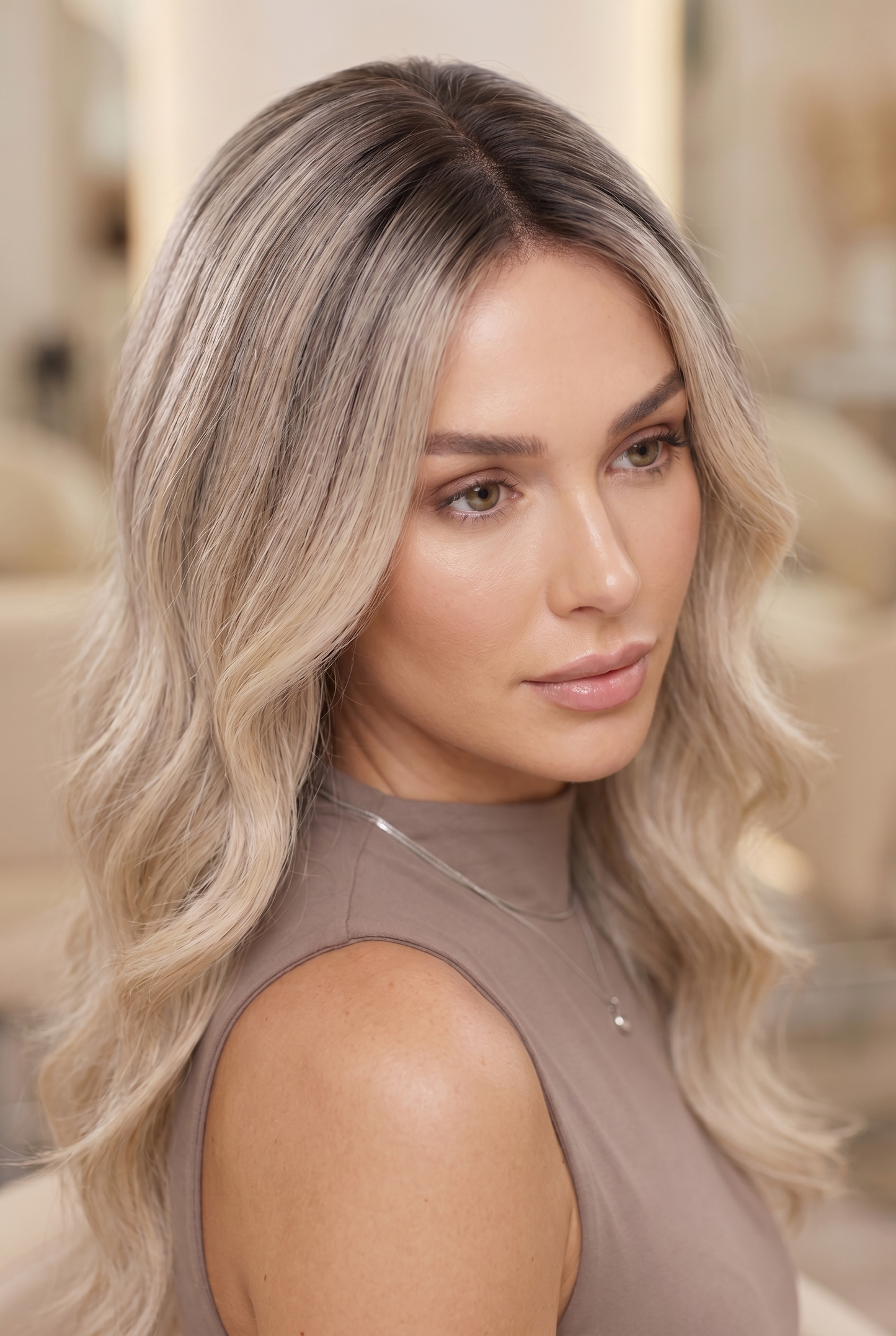 Orla 20” Soft Blonde HD Lace Front Wig