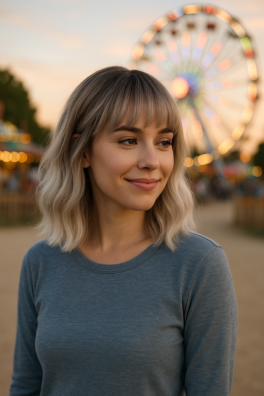 Lexi – 16" Ash Blonde Wave Wig