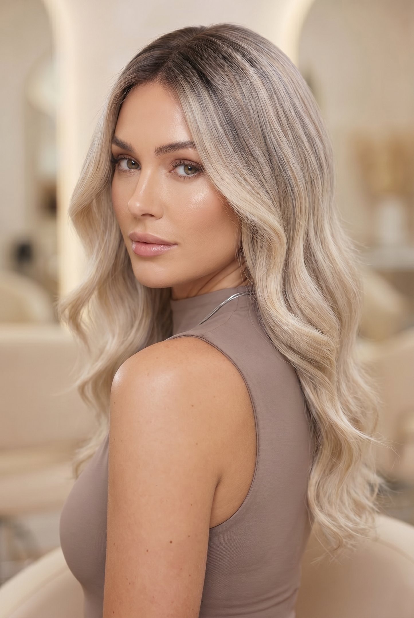 Orla 20” Soft Blonde HD Lace Front Wig