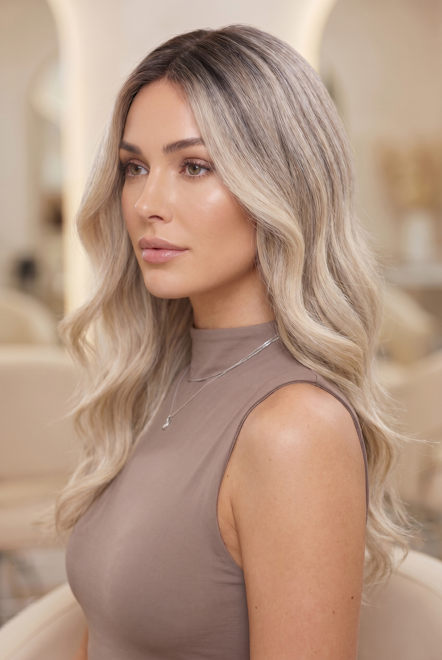 Orla 20” Soft Blonde HD Lace Front Wig